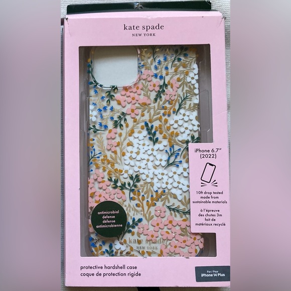 Kate Spade Apple IPhone 14 Plus Case - Floral - Picture 4 of 5